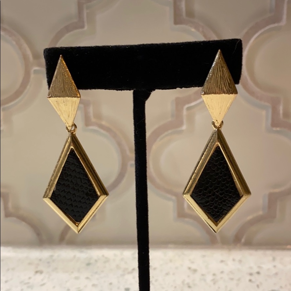 Black & Gold Earrings
